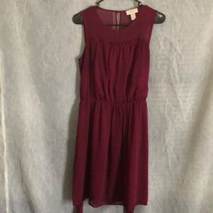 Maroon color dress